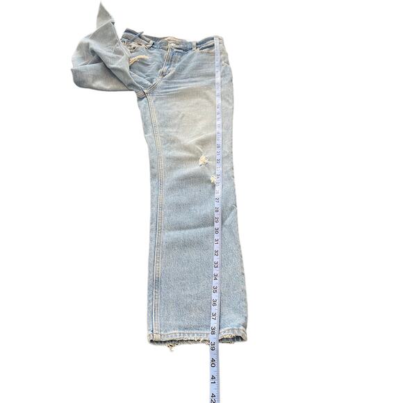 Abercrombie & Fitch Medium Wash The '90s Straight Ultra High Rise Jeans Size 4 - Picture 12 of 12